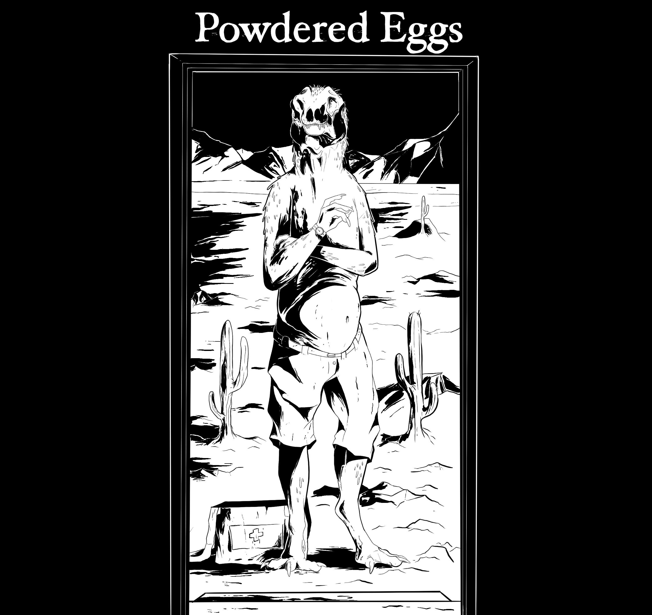 Powdered eggs title
