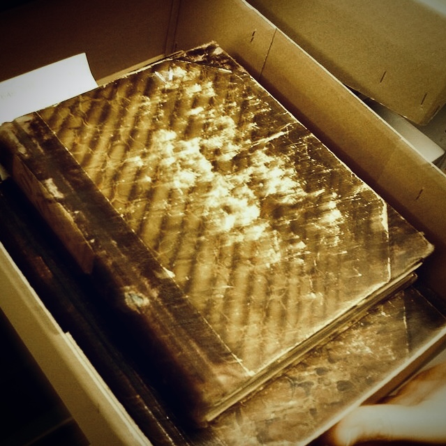 Charles Babbage's notebook at Wroughton museum.jpeg
