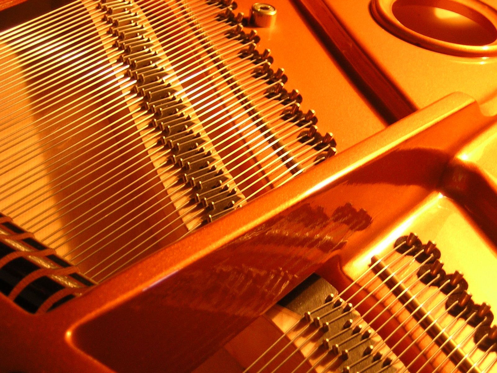 Piano inside
