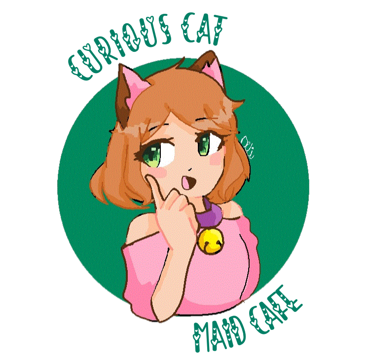 Curious Cat Maid Cafe Logo Transparent.png