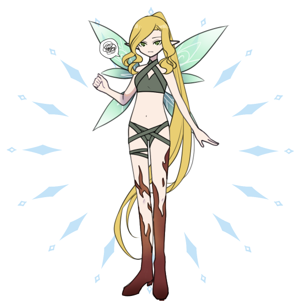 身着精灵族服饰的《泠蓝》.png
